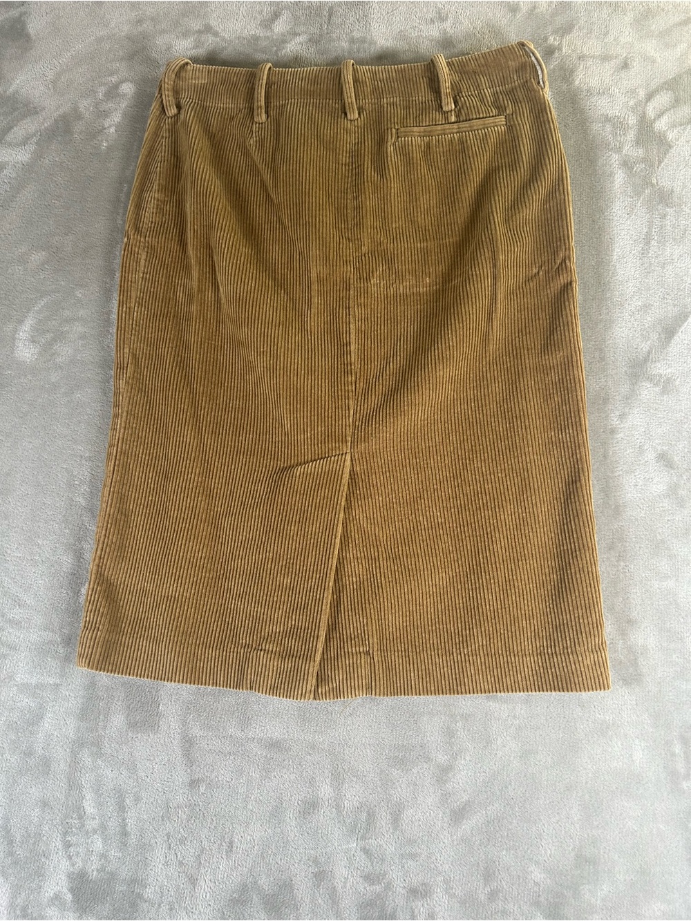 Ralph Lauren Corduroy Pencil Skirt in Camel Brown - Picture 10 of 10